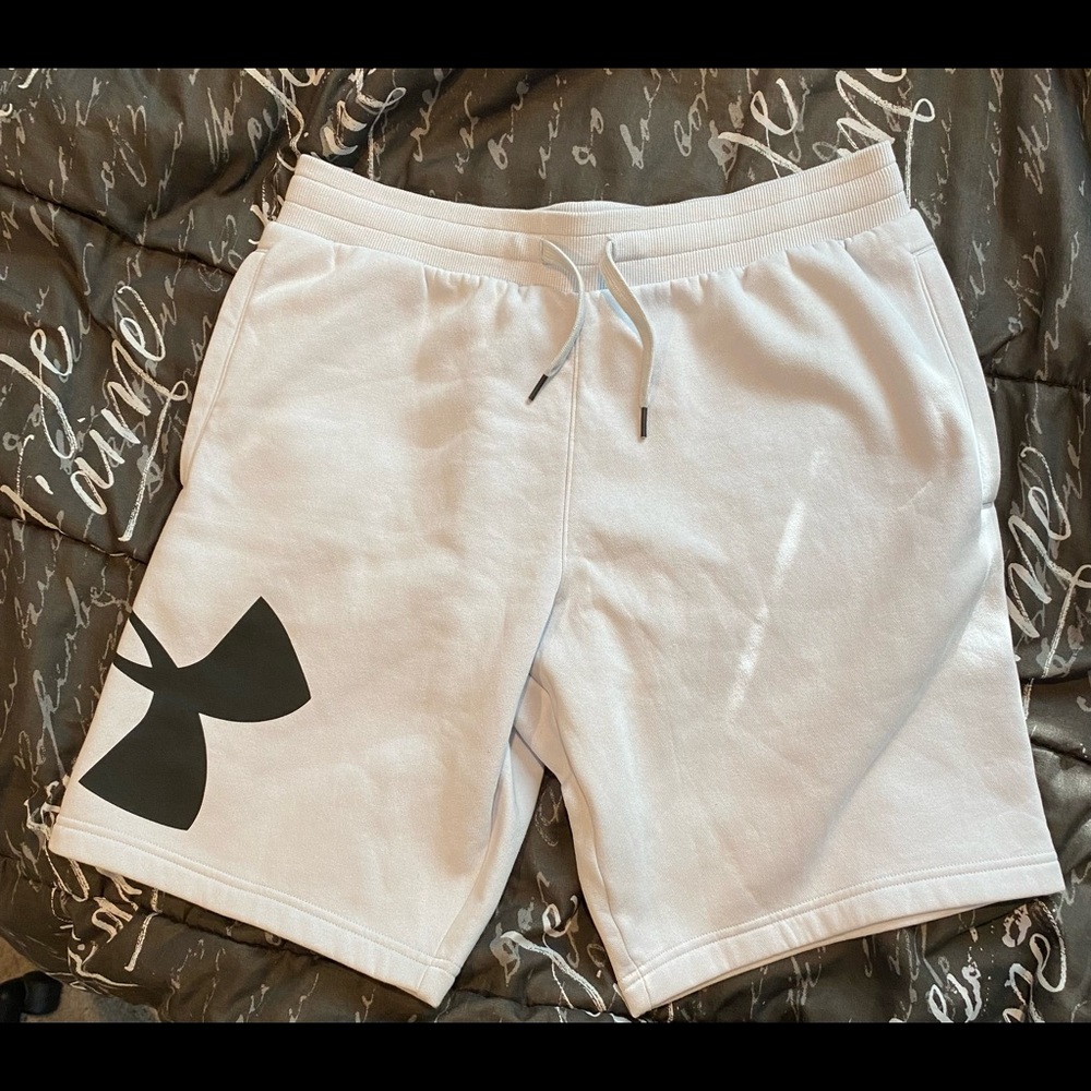Under Armour White shorts.